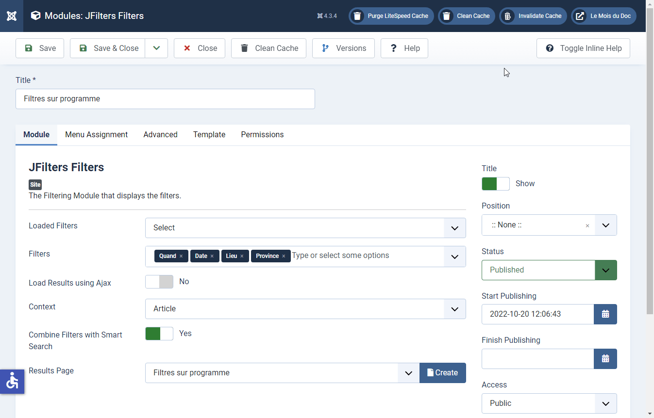 jfilters filtering module