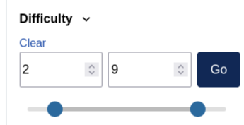 jfilters range slider with inputs